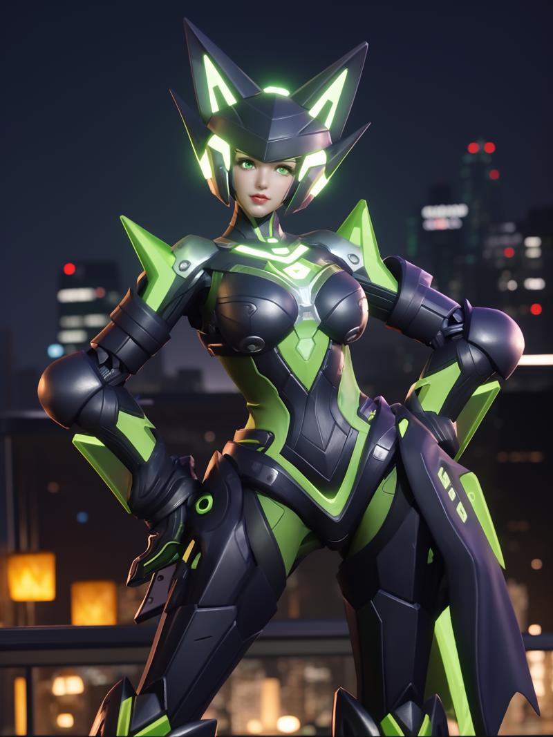 00188-3150248394-WZRYsunshangxiangMRJJ, 1girl, solo, green eyes, helmet, power armor, glowing, lips, standing,_lora_WZRYsunshangxiangMRJJ_0.75_,c.png